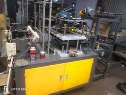 DFJ-500 машина по изготовлению двухслойных перчаток из полиэтилена или экосырья