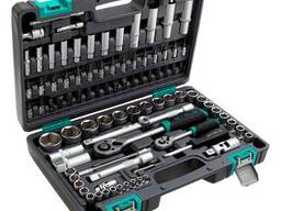 14106 Набор инструментов, 1/2", 1/4", CrV, 94 предм. // Stels