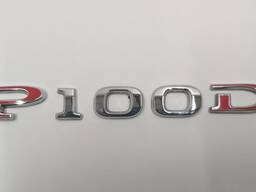 1Эмблема P100D крышки багажника Tesla model X -A