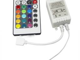 24 кнопочный пульт ДУ с контроллером для RGB ленты 12V