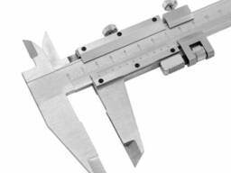316345 Штангенциркуль, 300 мм, цена деления 0,02 мм, металлический, с глубиномером//. ..