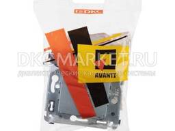 4404013 Розетка С Крышкой В Стену, 2P+E, С З/Ш, "Avanti", "Закаленная Сталь"