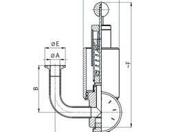 53332 – Шпунтаппарат 90° Ц нержавеющий – AISI 304
