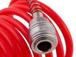 57006 Шланг спиральный воздушный, 15 м, с быстросъемными сое - фото 3