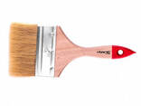 82545 Кисть плоская "Стандарт" 4" (100 мм), натуральная щетина, деревянная ручка// MTX - фото 2