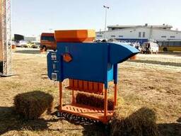 Aerodynamic grain separator