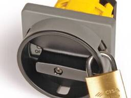 Серая Площадка И Круглая Черн. Ручка Под Замок, 67Х67, Отв. 22 Мм Az6101