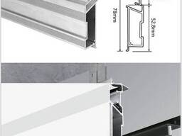 Алюминиевый профиль для натяжного потолка теневой L3000*W78*H30 mm