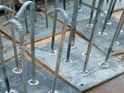 Болт анкерный с приваренной пластиной