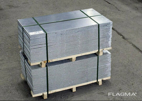 Анод цинковый 10х500х1000 Ц0 ГОСТ 1180-91