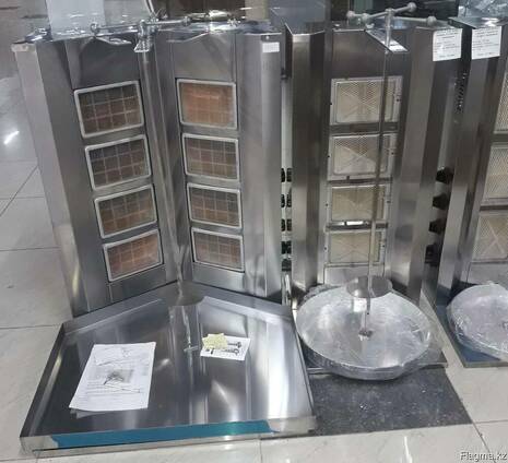 Аппарат для донера (шаурмы) газовый 4 горелки.