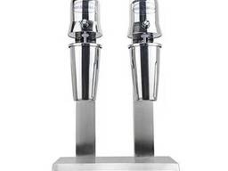 Аппарат для молочных коктейлей Двойной. С прозрачным стаканом