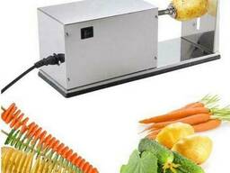 Аппарат для нарезки спиральных чипсов промышленный электрический