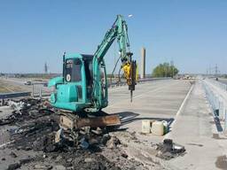 Аренда гидромолота, мини экскаватор, мини погрузчик