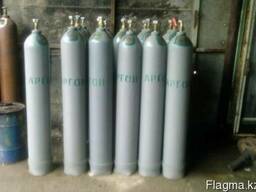 Аргон в баллонах газообразный
