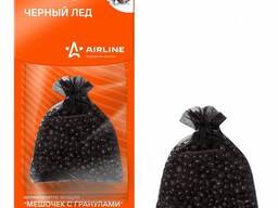 Ароматизатор подвесной Мешочек с гранулами черный лед Airline AFME031