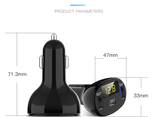 Авто USB зарядка в прикуриватель с вольтметром быстрая QC3 Type-C - фото 3
