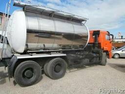 Автоцистерны на шасси для пищевых продуктов.