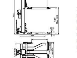 Автомобильный Подъемник Одностоечный Сорокин 2.5 Т