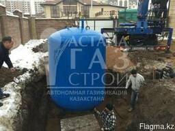 Автономная газификация. Автономная газоснабжение. Газгольдер.