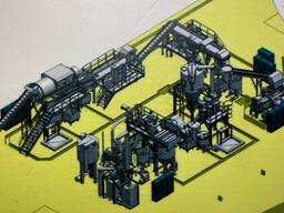 Б. у. линия переработки ПЭТ бутылок, Sorema, Италия, 800kgh