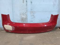 Бампер задний под 6 парктроников в сборе с кронштейнами крепления парктроников RED MULTI-C