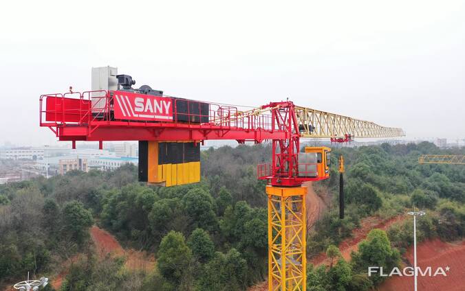 Башенный кран SANY SFT160 (T6518-10) безоголовочный, 10 тонн (Б/У, в наличии)