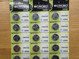 Батарейка SCRCEO CR2032, 5004LC. 3V. Литиевые. На весы. Батарейки