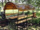 Беседка дачная из поликарбоната - фото 3