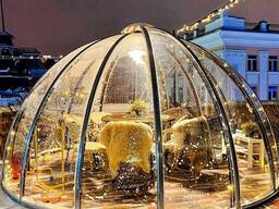 Беседка купольная арочная