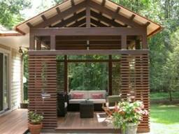 Беседка садовая деревянная