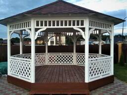 Беседка садовая деревянная