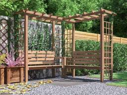 Беседка угловая