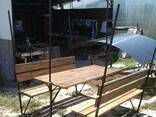 Беседки из поликарбоната Беседка Скамейки с столом - фото 1