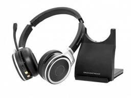 Беспроводная гарнитура наушники для колл центра с шумоподавлением