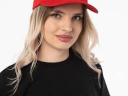 Бейсболка Basic красная оптом в Алматы