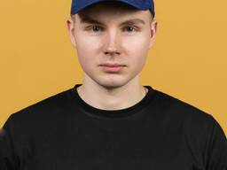 Бейсболка Basic синяя оптом в Алматы