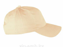 Бейсболка "Классика" на металлической застежке Бежевый, Кепка-Пятиклинка, 7