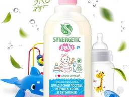 Биоразлагаемое средство для мытья детской посуды Synergetic 500мл (сосок, бутылок, игрушек)