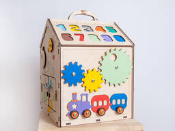 Бизидом по методике Монтессори Развивающая Игрушка Бизидомик