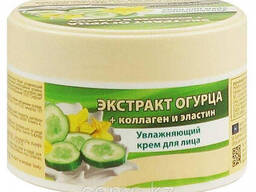 B. J. Bio Spa Крем 200мл. Экстракт огурца + коллаген и эластин для лица в банке