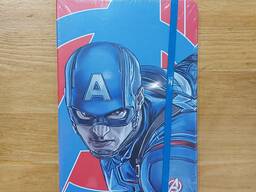 Блокнот Captain America. Ежедневник Капитан Америка. Записная книжка.