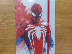 Блокнот для детей "Spider Man" на резинке. Формат А5. Ежедневник.