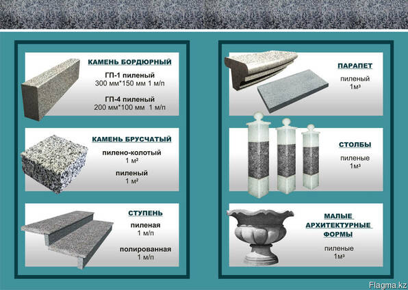 Брусчатка из гранита