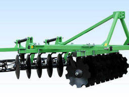 Борона двухсекционная навесная дисковая 1,5 м