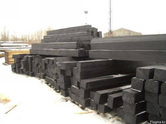 Брус, доска, Шпалы деревянные пропитанные ГОСТ 78-2004