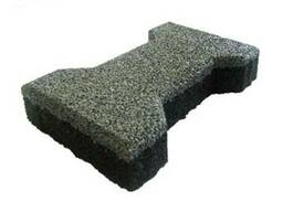 Брусчатка «Катушка» из резиновой крошки