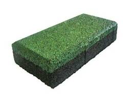 Брусчатка «Кирпич» из резиновой крошки