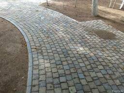 Брусчатка колотая габбро