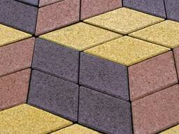 Брусчатка Ромб цветная